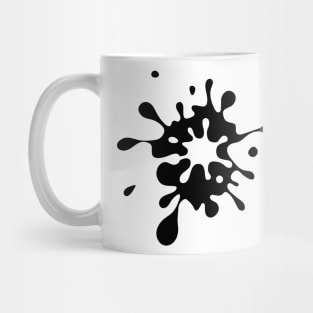 blot white black Mug